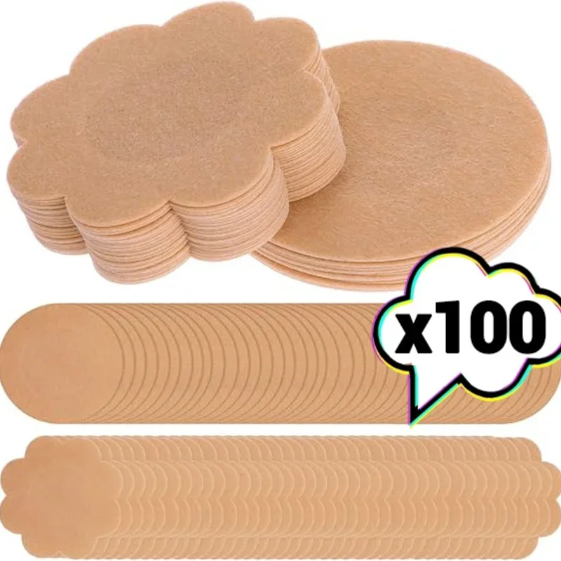 Nipple Cover Pasties - 10/100pcs Women Nipple Cover Self Adhesive