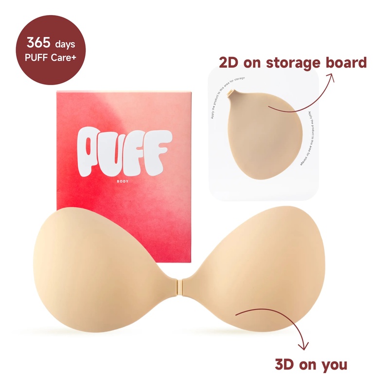 Silicone Bra Adhesive - PUFF VIRAL No.1 Pushup Sticky Waterproof