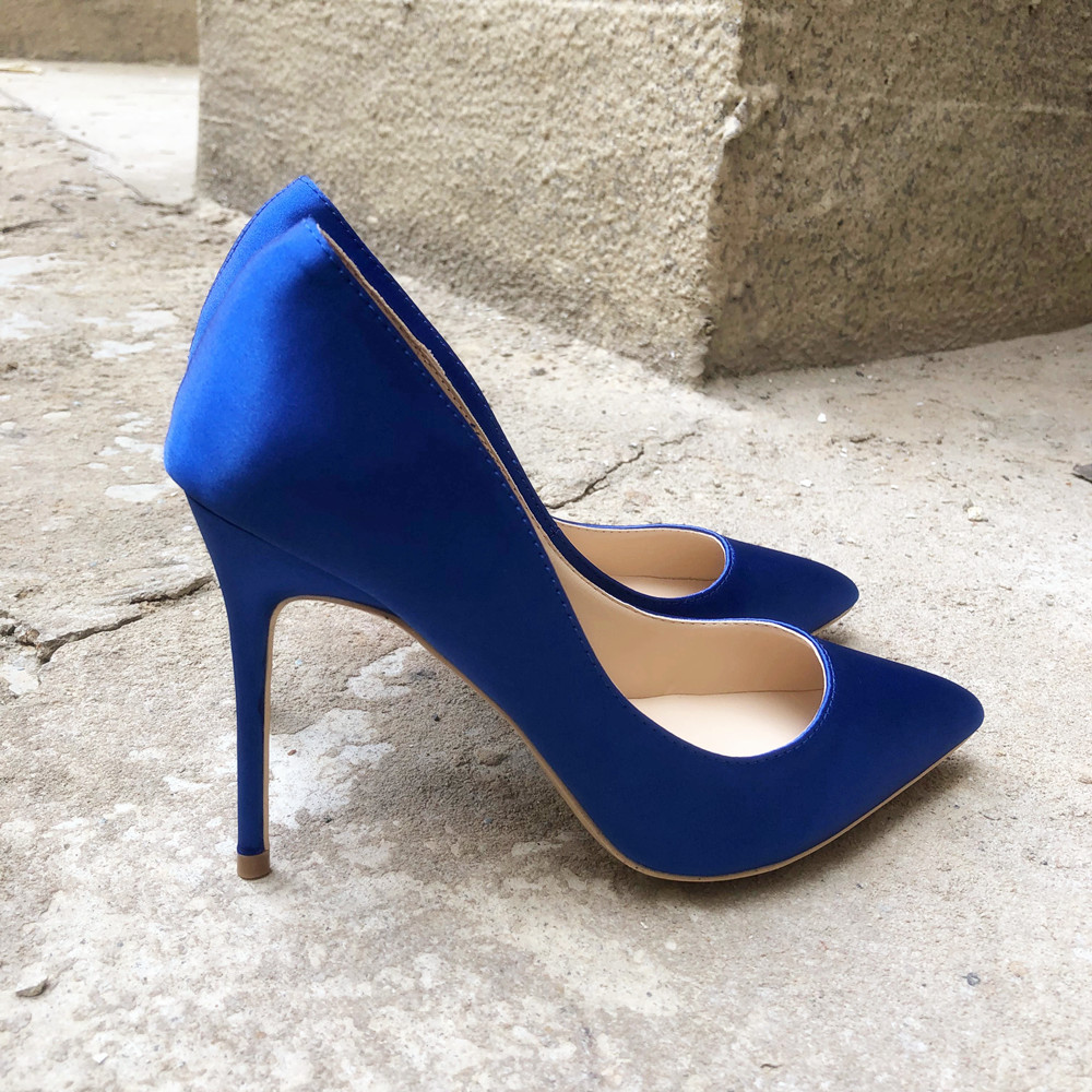 Veowalk Royal Blue Women Silk  - Slip Dress Satin recension och pris