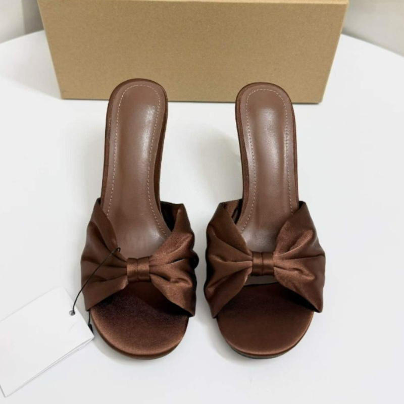 Satin Bow Mules High Heels For - Slip Dress Satin recension och pris