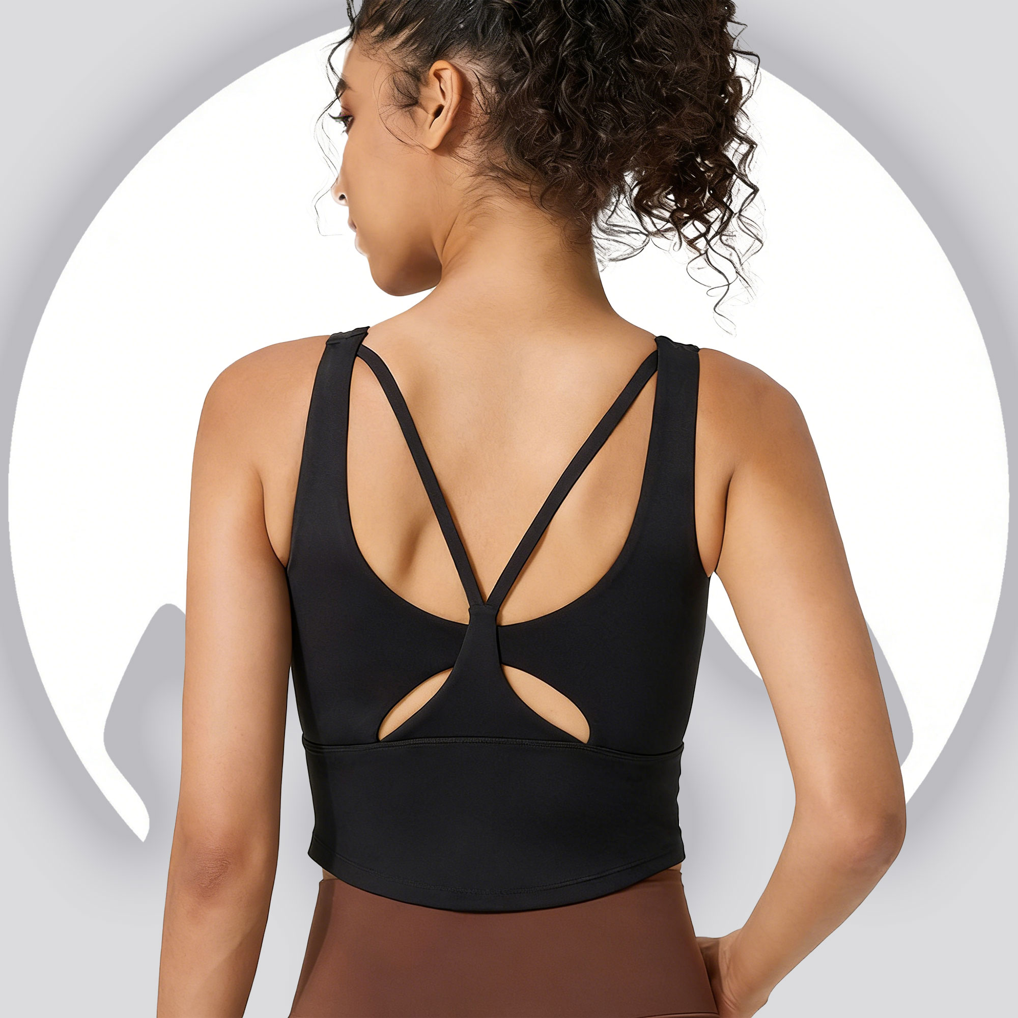 Women's Fixed Cup Yoga Sports  - Sports Bra High Impact recension och pris