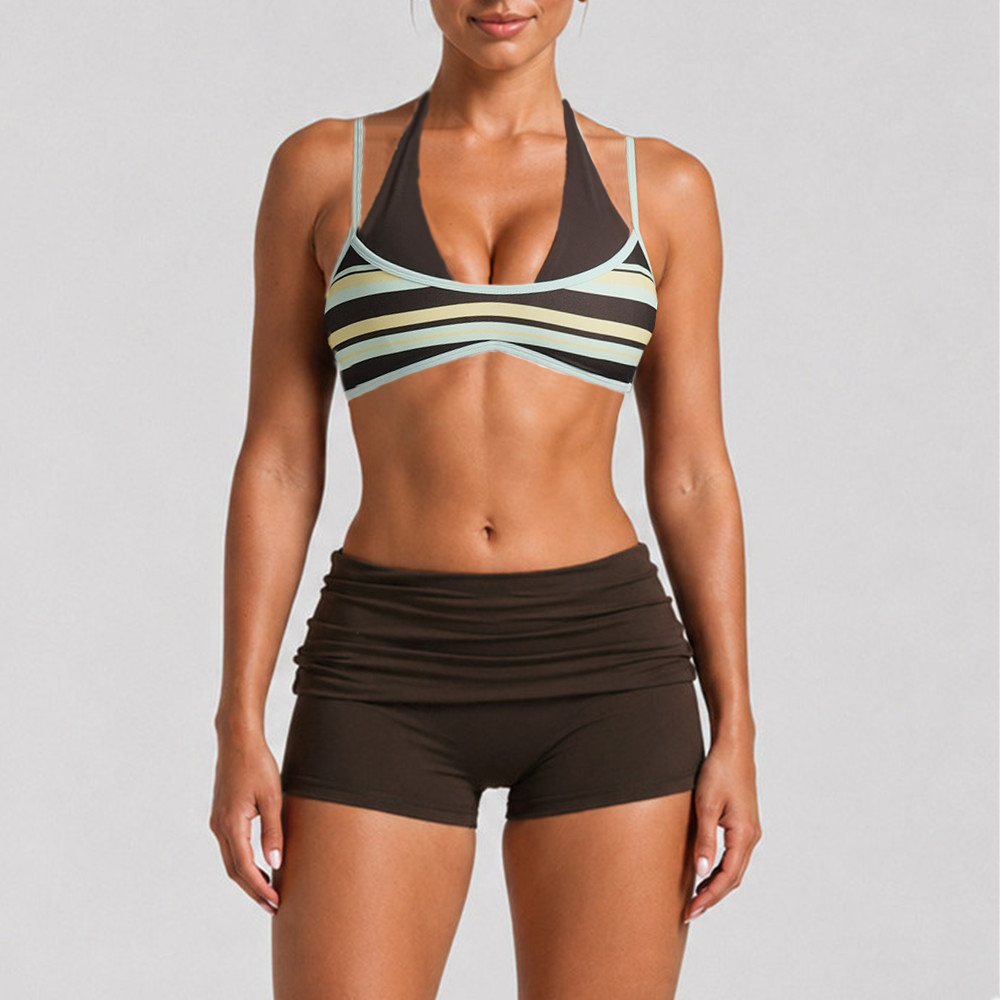 Pad Women Block Dot Halter Dou - Sports Bra High Impact recension och pris