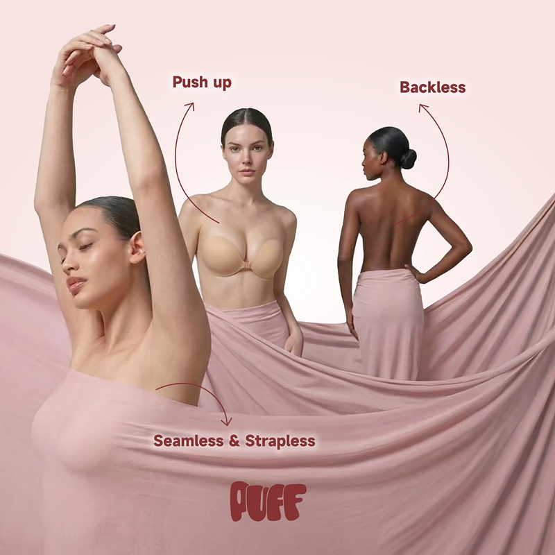 PUFF VIRAL No.1 Pushup Sticky  - Silicone Bra Adhesive recension och pris