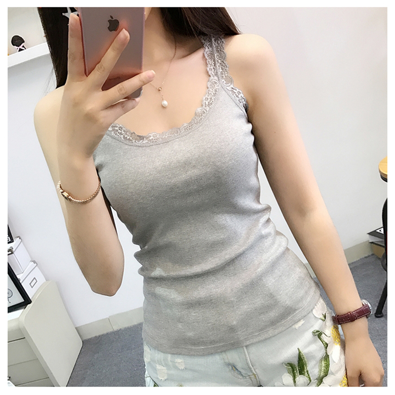 Black Tops Summer Sleeveless W - Cami Top Lace recension och pris