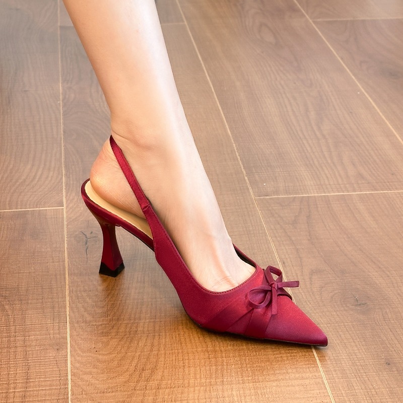 2026 Women's high heel shoes N - Slip Dress Satin recension och pris
